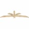 Ekena Millwork Davenport Rough Sawn Timber Gable Bracket, Douglas Fir, 72"W x 24"H x 2"D x 4"F, 8/12 Pitch GBW072X24X0204DAV00RDF - alternate 3